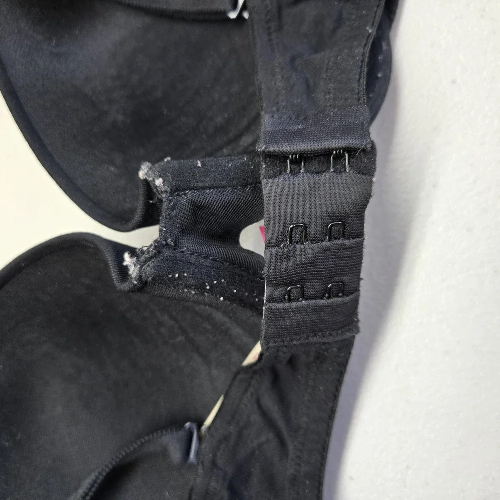 PINK‎ Victoria's Secret Women Bra 34D Black Push Up Underwired Strap